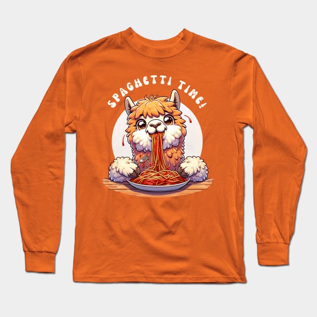 SPAGHETTI TIME! Long Sleeve T-Shirt by GP SHOP